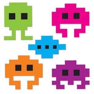 80s Arcade Icons Cutouts x10
